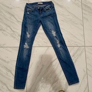 Women’s Factory distressed skinny jeans